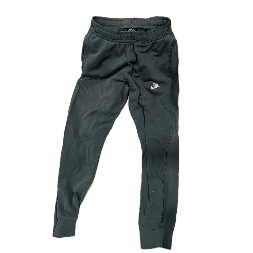 Nike Black Cuffed Ankle Sweat Pants Mens S